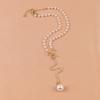 Collar Elegante de Nuevo Diseño con un Ambiente Sencillo y Elegante, Amigable para Estudiantes, Colgante de Perla Incrustada con Diamantes, Cadena de Clavícula de Moda para Mujer B319X