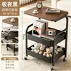 "Mesa de cabeceira móvel criado-mudo de quarto mesa lateral de sofá carrinho pequeno prateleira de armazenamento sala de estar multicamadas lanches"