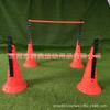Barril con logo báscula negra báscula de vallas ajuste de báscula obstáculo de vallas combinado simple equipo de entrenamiento de obstáculos