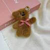 Pelúcia Celebridade da Internet Sr.. Broche Urso de Pelúcia de Feijão Acessórios Urso de Desenho Animado DIY Bolsa Roupa Acessórios para Capa de Celular