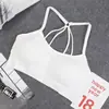 Cinturón de Alfabeto Inglés sin Costuras Peto Paracaídas Ropa Interior Chica Estudiante Sin Tirantes Deportes Running Sujetador Chaleco Ropa Interior