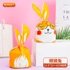 Sacos de Embalagem de Doces com Orelhas de Coelho Desenho Animado Sacos de Embalagem de Alimentos Atacado Sacos com Cordão para Chocolates Biscoitos Lanches