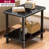 Mesa auxiliar pequeña, mesa de centro pequeña, mini sofá sencillo para el hogar, mueble auxiliar, mesa cuadrada, mesa de esquina, mesita de noche, mesa auxiliar