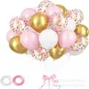Venta caliente transfronteriza 30 piezas traje de globos metálicos decoración de fiesta de cumpleaños de boda globo redondo de color mate