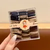 Diadema Marrón para el Pulgar para Niñas Pequeñas, Alta Elasticidad y Sin Daño al Cabello, Goma para el Cabello para Bebés y Niños Pequeños, Goma Elástica Pequeña Chirp