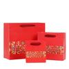 Saco de presente vermelho estilo étnico saco de papel bolsa sacola sacola de presente saco de presente
