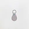 Llavero Sencillo de Cuero Cuerda de Cuero de Moda Cadena para Llavero de Coche de Pareja Llavero Personalizado Colgante para Bolso