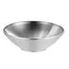 Tazón grande para sopa de acero inoxidable 304 estilo japonés, uso comercial para olla caliente picante, fideos de caracol, tazones de ramen, tazones para tienda de fideos, con aislamiento térmico y a prueba de roturas
