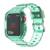 Para Apple Watch7 relógio iwatch8 Glacier cor TPU Apple nova pulseira de silicone transparente de uma peça