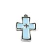 Novo Pingente de Acetato Micro-incrustado Cruz Acessórios de Joalheria Pingente de Cruz Pingente Único Colar Pingente de Brincos