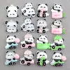 Accesorios de Resina Refrigerador Animales de Dibujos Animados Bricolaje Pegamento de Crema Pasador Caja de Almacenamiento Casera Calcomanía de Panda Materiales de Decoración