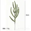 Venta al por mayor del fabricante decoración de planta acuática de aguja de pino artificial navideña materiales para corona de Navidad DIY hecha a mano corona de aguja de pino de Norfolk