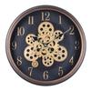 Reloj de Pared Estilo Industrial Retro Engranaje Steampunk Mecánico Silencioso Creativo Reloj de Pared Estudio Cafetería Decoración Reloj