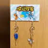 Llavero de Acrílico Montado en Pared Anime Bidimensional Personalizado Compañero de Pareja A la Moda Pareja Colgante DIY
