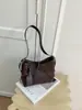 Bolsa grande de trama com padrão para mulheres, nova bolsa tote casual retrô para o dia a dia, bolsa de ombro e transversal estilosa