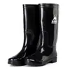 Botas de Chuva Aote Masculinas 805 Pretas de Cano Alto Sapatos de Borracha de Segurança para Trabalho Calçados Aquáticos para Pesca Proteção Tripla Fabricante de Botas de Chuva Atacado