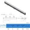 Cuchillo de Aire de Aleación de Aluminio, Super Cuchillo de Aire, Boquilla Industrial de Aire Comprimido, Compresor de Aire para Eliminación de Polvo con Soplado de Agua a Alta Presión, Cuchillo de Aire