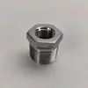 Acero Inoxidable 304 Doble Extremo Soldado Hexagonal Rosca Externa Un Solo Extremo 316 Fundición Soldadura a Tope Conector Interno Pulgada 2