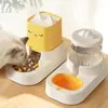 Dispensador de Comida y Agua Grande Antideslizante No Eléctrico para Perros Gatos Cachorros Gatitos Alimentación Bebida Interior Exterior Hogar Apartamento