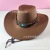 Sombrero vaquero occidental de Amazon, estilo retro británico, ideal para fiestas callejeras, para hombres y mujeres.
