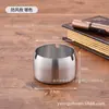 Sureste Asiático grueso anti-caída metal acero inoxidable cenicero ins alta gama tacto regalo cenicero venta al por mayor imprimir logo