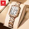 Dropshipping Marca Oris Quartzo Aparência Sofisticada Relógio Feminino Compacto de Nicho High-End À Prova D'água Moda Feminina