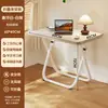 Mesa Dobrável, Mesa de Computador sem Instalação, Pequena Mesa Lateral para Quarto de Estudante, Mesa Simples para Escrita, Mesa de Escritório