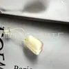 Colgante de Piedra Ojo de Gato Paz y Seguridad, Colgante Champagne Transparente Hielo, Nuevo Colgante de Vidrio Estilo Chino Forma de Pan, Colgante de Jade, Adorno de Jade