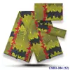 Tela de Batick de Doble Cara Estilo Transfronterizo de Comercio Exterior con Colores Brillantes para Faldas de Mujer y Telas Estampadas Étnicas Tela de Cera