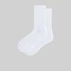 Calcetines Casuales Versátiles de Suela de Toalla para Verano, Deportivos de Rizo para Masaje, Calcetines para Hombre, Blancos, Transpirables, Cómodos, Bádminton