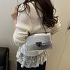 Bolsos de Diseño Nicho Retro de Moda para Mujer 2025 Nueva Moda Bolso Bandolera de Hombro Único Personalidad Trendy Ins Bolso Cuadrado Pequeño