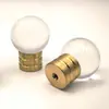 Venda Direta de Fábrica Puxador de Cristal com Base de Latão Furo Único Gaveta Armário Porta de Guarda-Roupa Puxador de Cristal Transfronteiriço