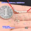 S999 prata pura padrão de nuvem auspiciosa conta separadora anel fechado item decorativo de cristal pulseira trançada colar acessórios DIY