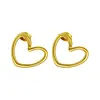 Collar Casual y Versátil de Acero de Titanio con Corazón para Mujer Pendientes de Moda de Celebridad de Internet Set de Pendientes de Cadena para Clavícula de Mujer Decoración