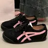 Zapatillas Deportivas Casuales Retro Ligeras Planas Rosas Alemanas para Mujer Otoño 2026 Nuevo Estilo Suela Suave Zapatillas de Skate Suela Suave para Mujer