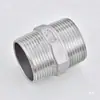 Acero Inoxidable 304/316 Hexagonal Doble Rosca Macho Conexión Interna Directa Paso Recto Rosca Externa Tubería de Agua Conector Corto 4