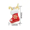 Venta directa del fabricante: Caja de regalo de Navidad de 18 quilates con microincrustaciones de cobre, accesorios de colgante con goteo de aceite, accesorios para pulsera y collar, accesorios para DIY
