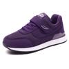 Zapatos de otoño para mujeres de mediana edad y mayores, zapatos cómodos para caminar con suela suave, zapatillas casuales ligeras y antideslizantes, zapatos Lijian para hombres y mujeres.