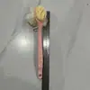 Cepillo de Baño para Frotar la Espalda Sin Pedir Ayuda, Cepillo de Mango Largo con Cerdas Suaves, Cepillo de Baño de Doble Cara para Frotar el Barro y Eliminar el Polvo, Cepillo de Baño Dos en Uno para Frotar la Espalda