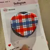 Estilo Ins Japonês Coreano Filme de Coração Suporte Magnético com Airbag para Celular Suporte de Mesa Retrátil Suporte Magnético de Desenho Animado