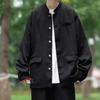 Terno de primavera e outono Terno Tang masculino de camada dupla drapeado estilo chinês marca de moda casual moda jovem all-matching casaco solto