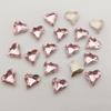 Celebrante Cibernético Japonés Diamante de Uñas Cristal Color Mágico Corazón Torcido Diamante Dorado Soleado Corazón de Melocotón Diamante Puntiagudo DIY Pegatina de Uñas de Amor