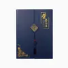 Certificado de Honra Estilo Chinês A4, 70% de Desconto nas Páginas, Capa para Carta de Nomeação em Couro Sintético, Personalizável e Impressível com Logos