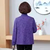 Nova Moda Outono 2026 Jaqueta Solta Elegante para Mães, Casaco Grosso Casual e Estiloso para Mulheres de Meia-idade e Idosas