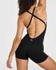 Macacão de Yoga ONER Lindo nas Costas Peça Única Roupa de Fitness Feminina Alta Elasticidade Secagem Rápida Respirável Modelagem Justa Levanta Bumbum Exercício