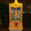 Buda Sakyamuni Buda Buda Buda Buda de la Medicina Buda de Cuatro Brazos Guanyin Dios Amarillo de la Riqueza Madre Verde Thangka Pintura Colgante 120cm