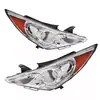 Para Hyundai Sonata 2011-2014 Accesorios para Coche Faro Delantero de Coche Halógeno Carcasa Cromada Faro