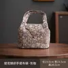 Bolsa para Set de Té Ruyi al por Mayor, Bolsa Portátil para Almacenamiento de Set de Té de Viaje, Bolso de Mano Estilo Chino, Accesorios para Ceremonia del Té