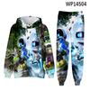 Sudadera con Capucha y Pantalones Leggings Traje de Robot Espacial Astro Bot Nuevo Verano 2024 Transfronterizo 3D