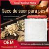 Fabricante de origem Henan Wanshun OEM personalizado gengibre pé banho saco suor pé saco de ervas pé banho pó pé terapia saco